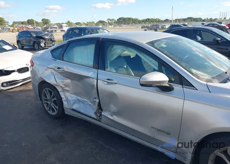 2017 Ford Fusion Hybrid Se из США, поврежденный, VIN 3FA6P0LU5HR191047